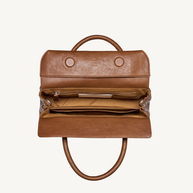 Small Dotta Smooth Leather Bag