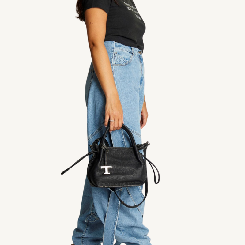Bucket Bag in Leather Small
