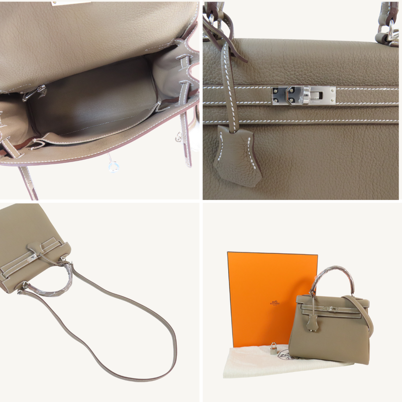 Kelly 25 Togo Etoupe PHW