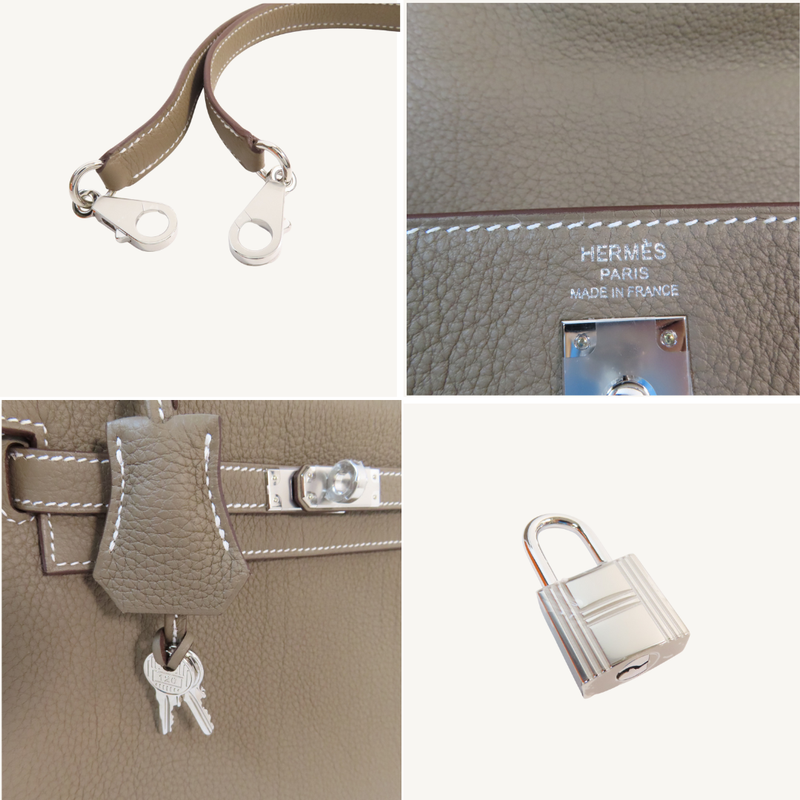 Kelly 25 Togo Etoupe PHW