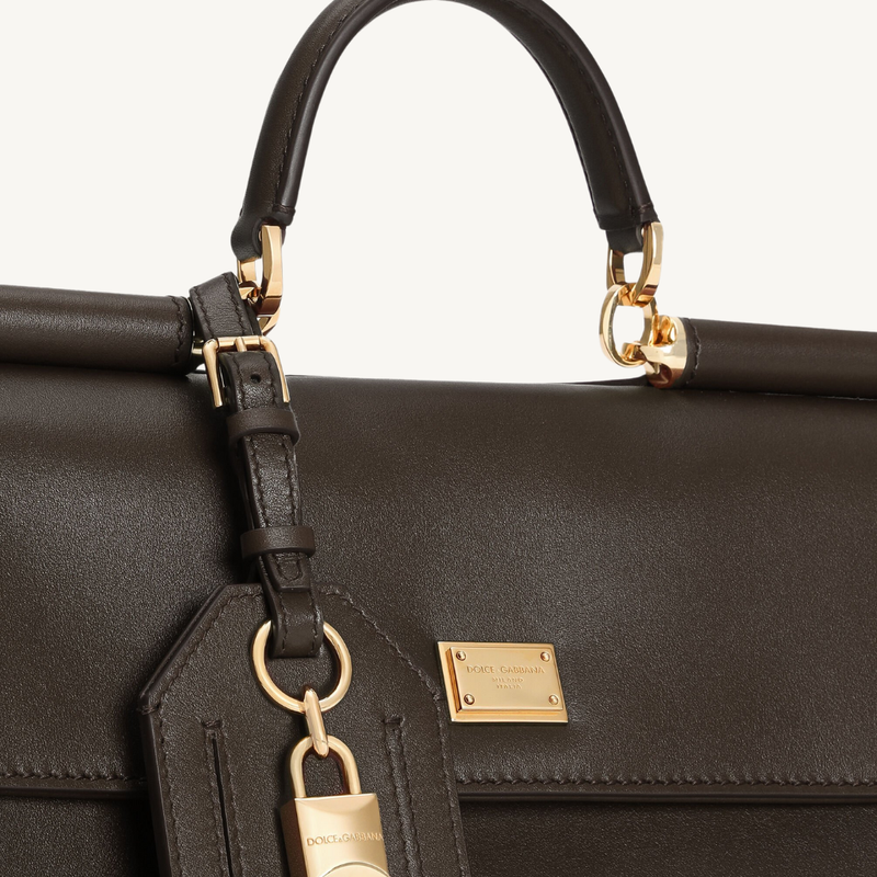 My Sicily Handbag in Plongé Lux Calfskin