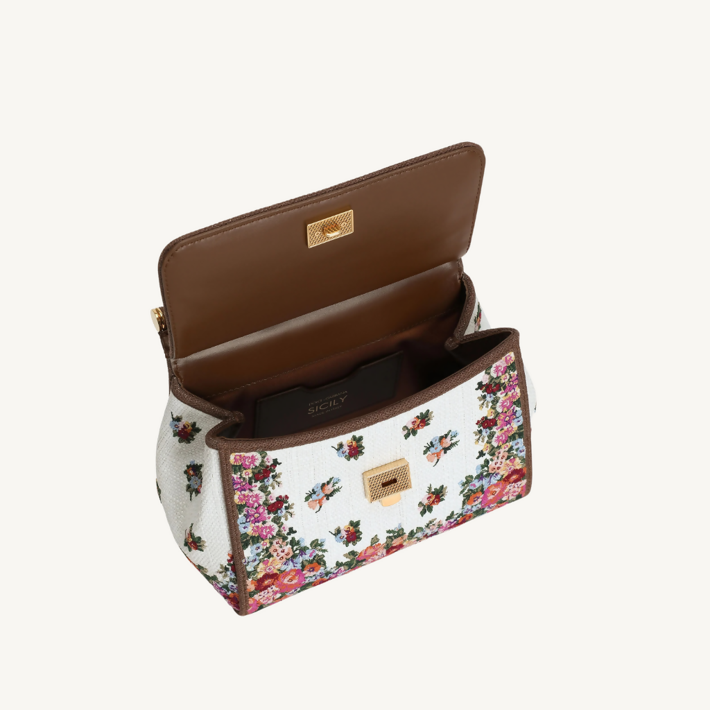Medium Sicily Embroidered Handbag