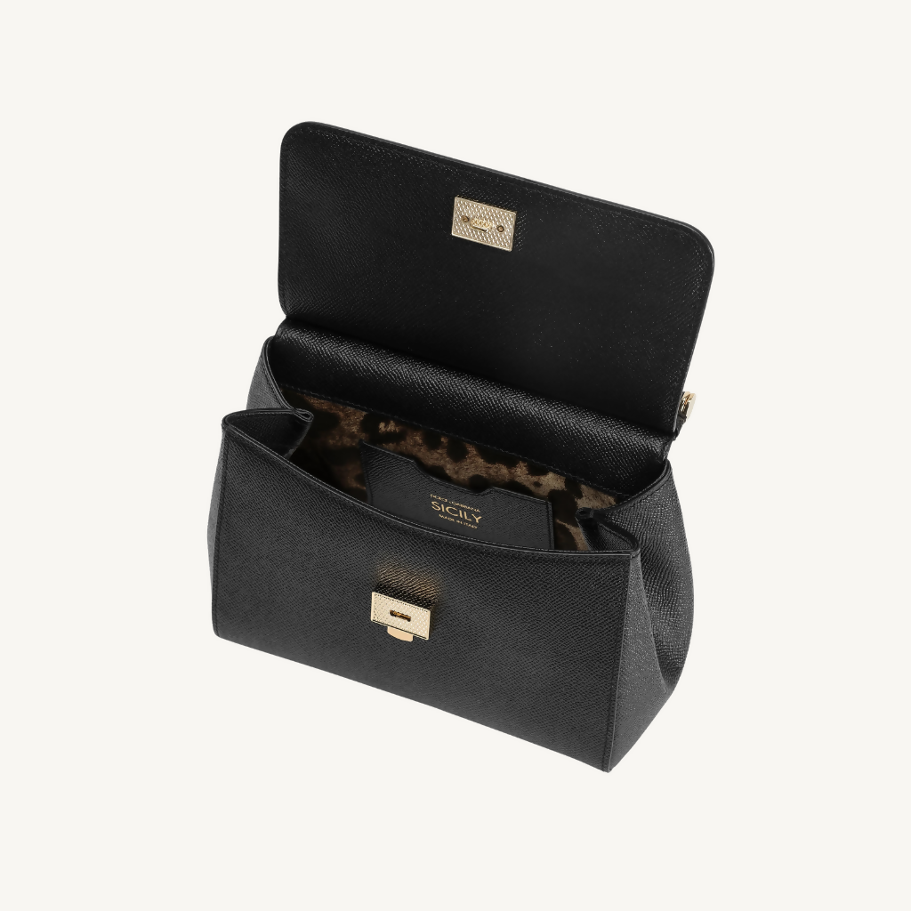 Small Sicily Handbag in Dauphine Calfskin