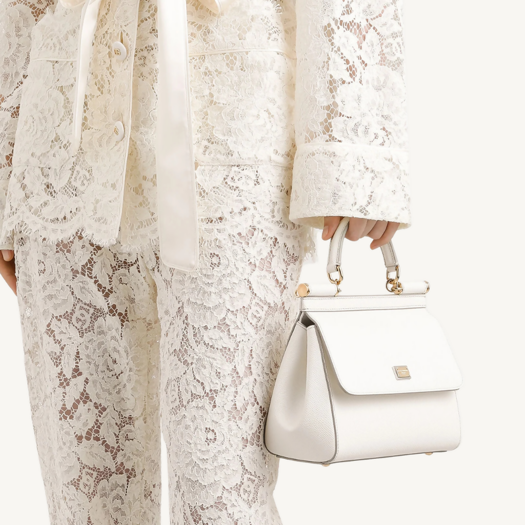 Small Sicily Handbag in Dauphine Calfskin