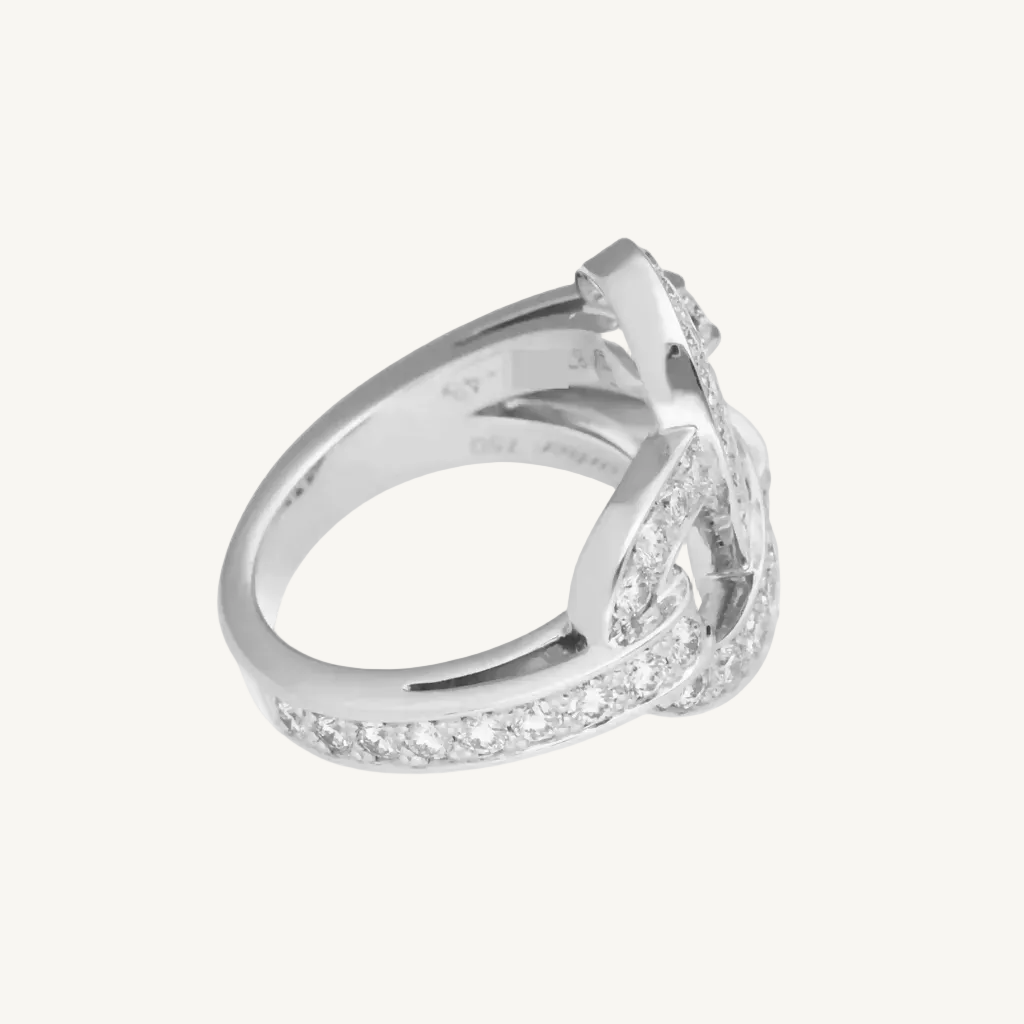 Cartier Agrafe Diamond Ring
