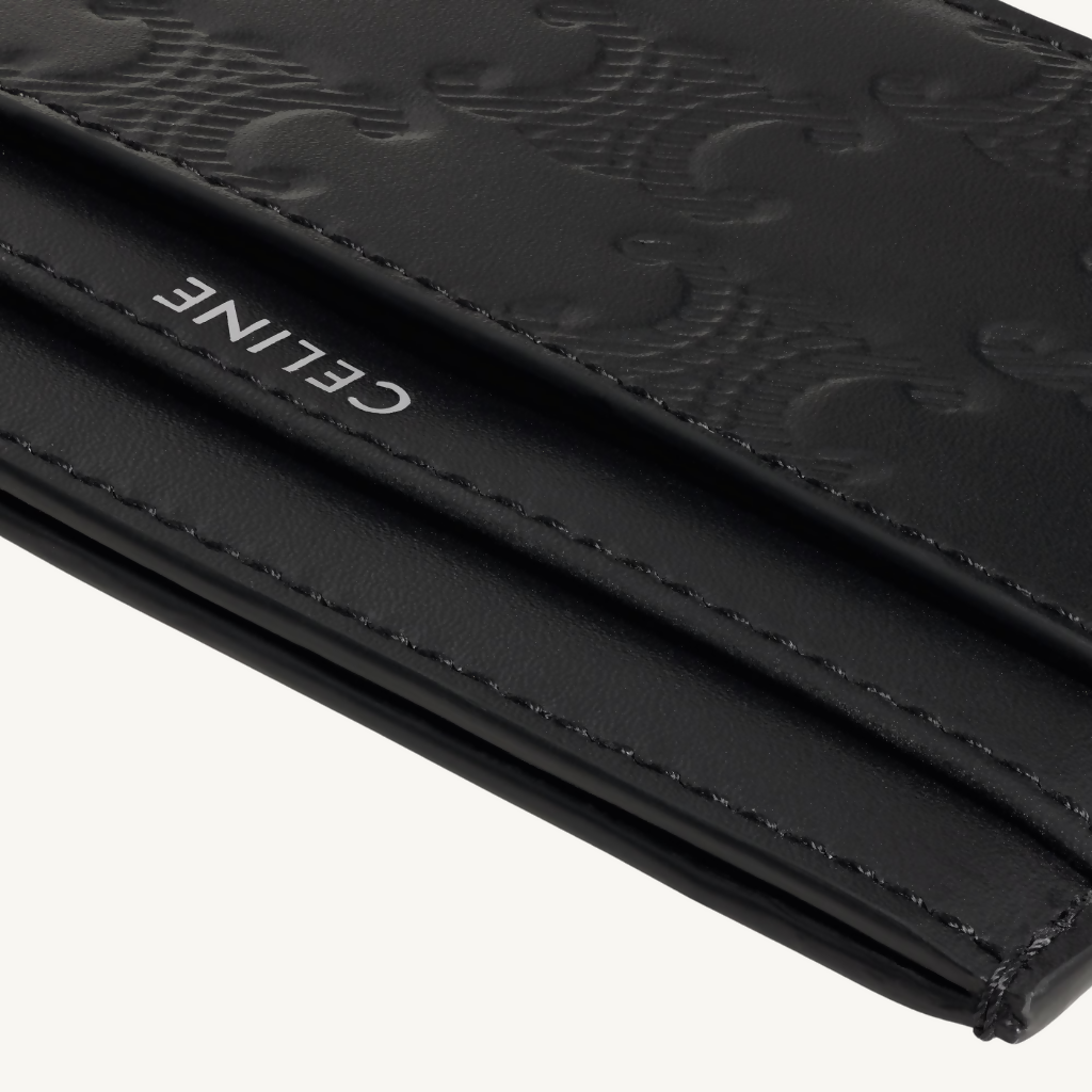 Triomphe Embossed Card Holder