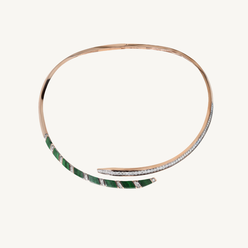 Angelina Malachite Choker