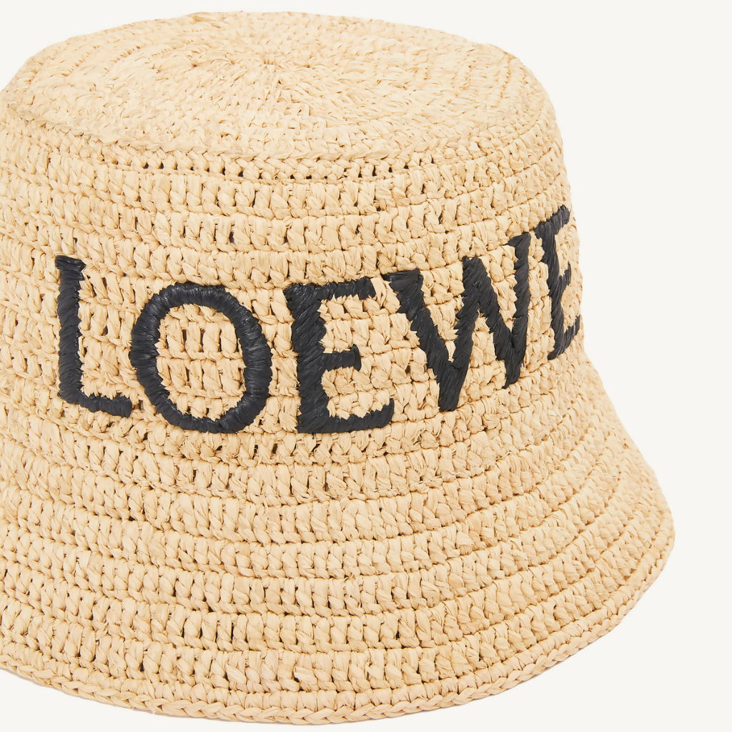 Bucket Hat in Raffia