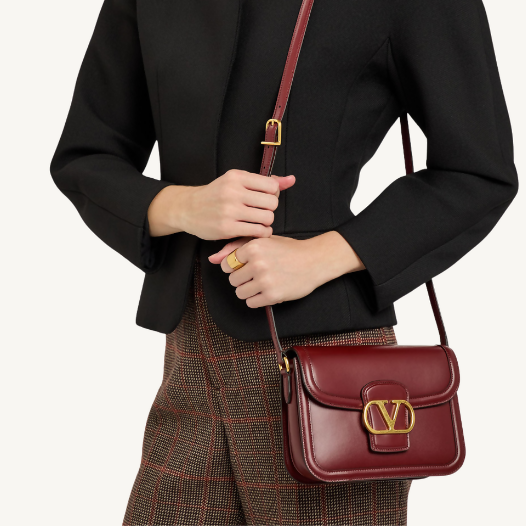 9To5 Smooth Calfskin Shoulder Bag