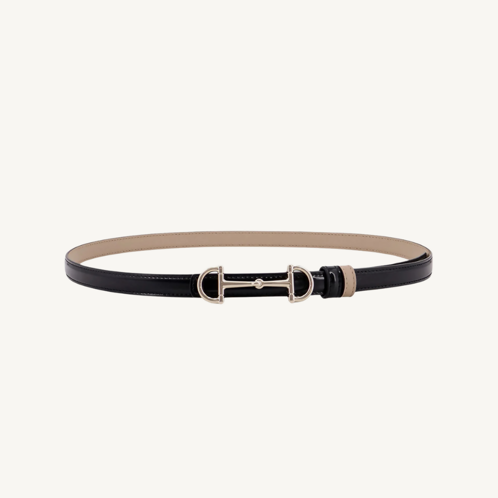 Reversible Horsebit Thin Belt