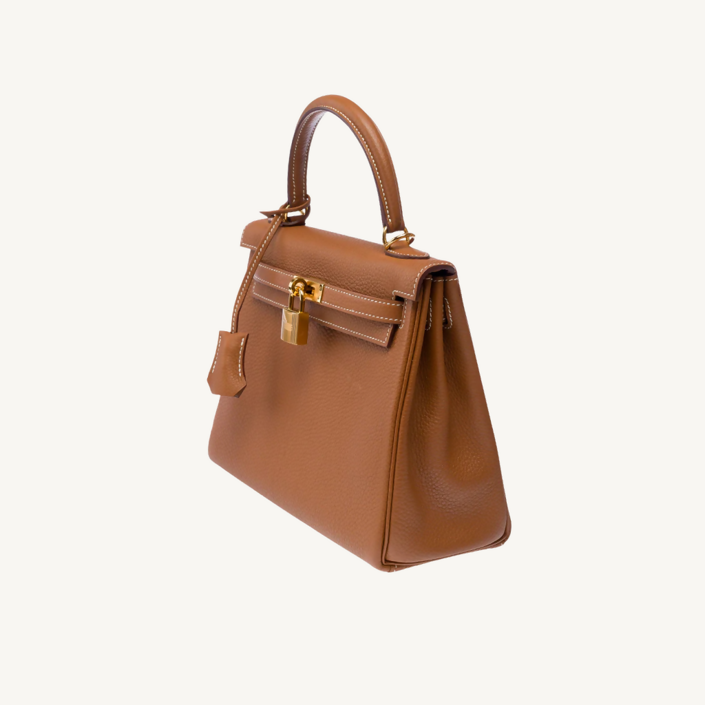 Kelly Retourne 25 Gold Togo GHW