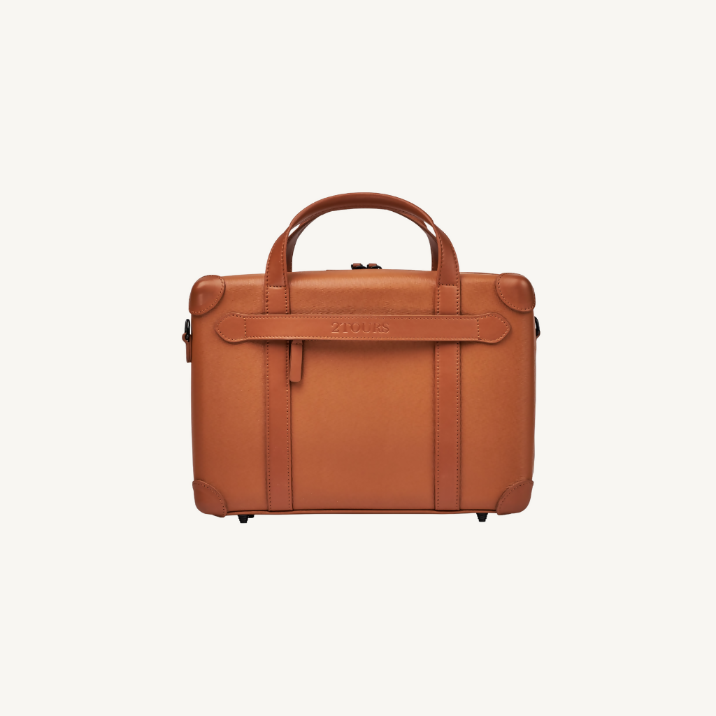 Neuma Cognac Laptop Bag