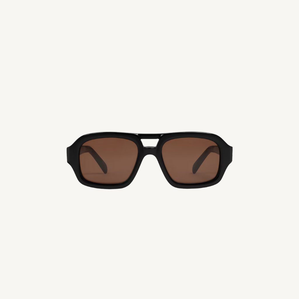 Black Frame 62 Sunglasses