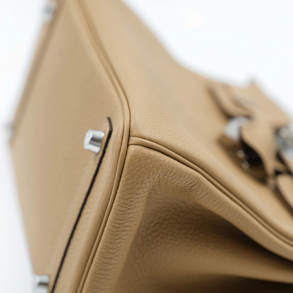 Hermès Birkin 25 Togo Biscuit PHW Handbag