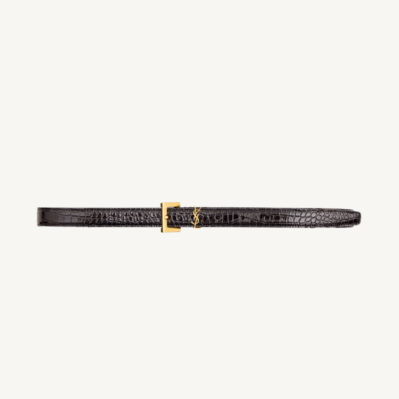 Cassandre Crocodile Thin Belt