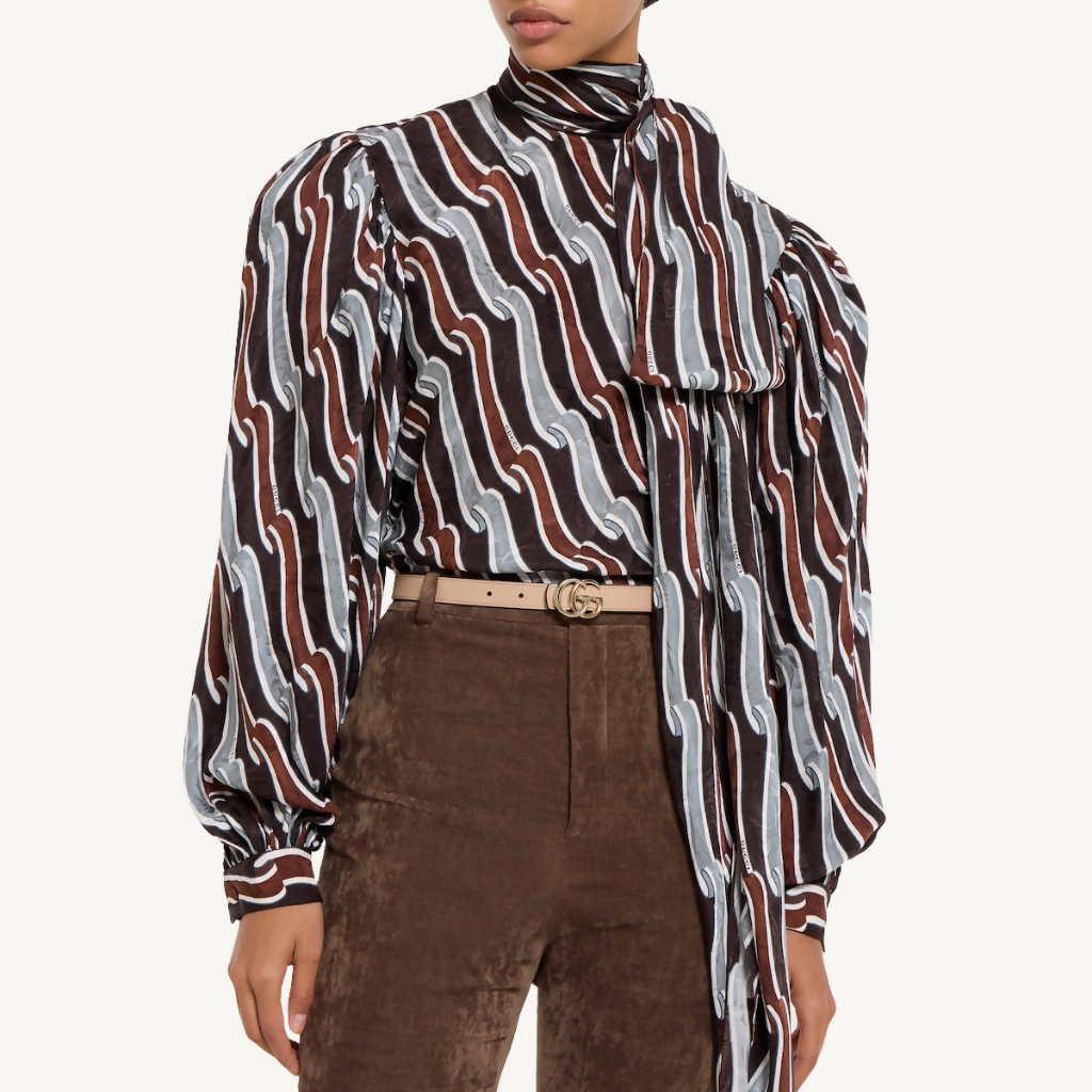 Reversible GG Marmont Thin Belt