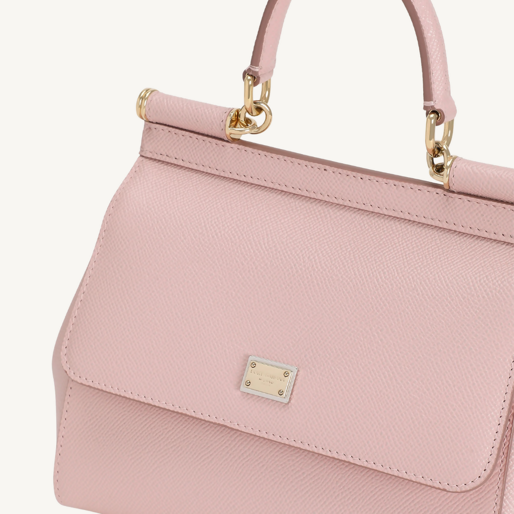 Small Sicily Handbag in Dauphine Calfskin