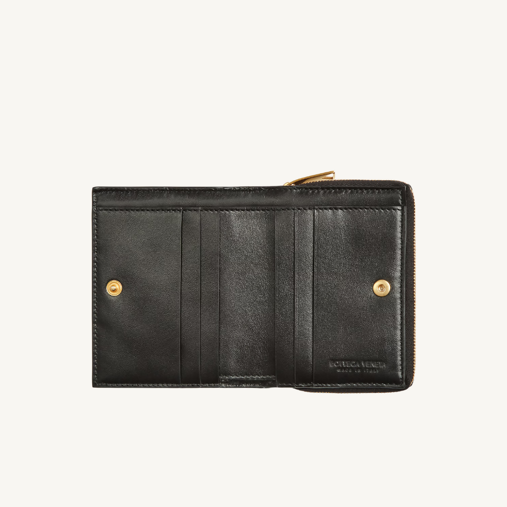 Cassette Compact Zip Around Wallet