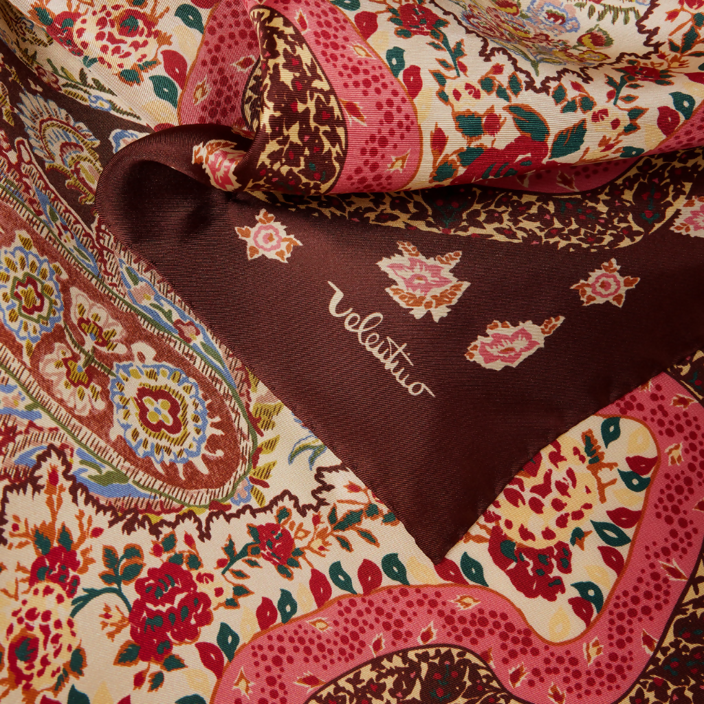 Printed Silk Twill Scarf