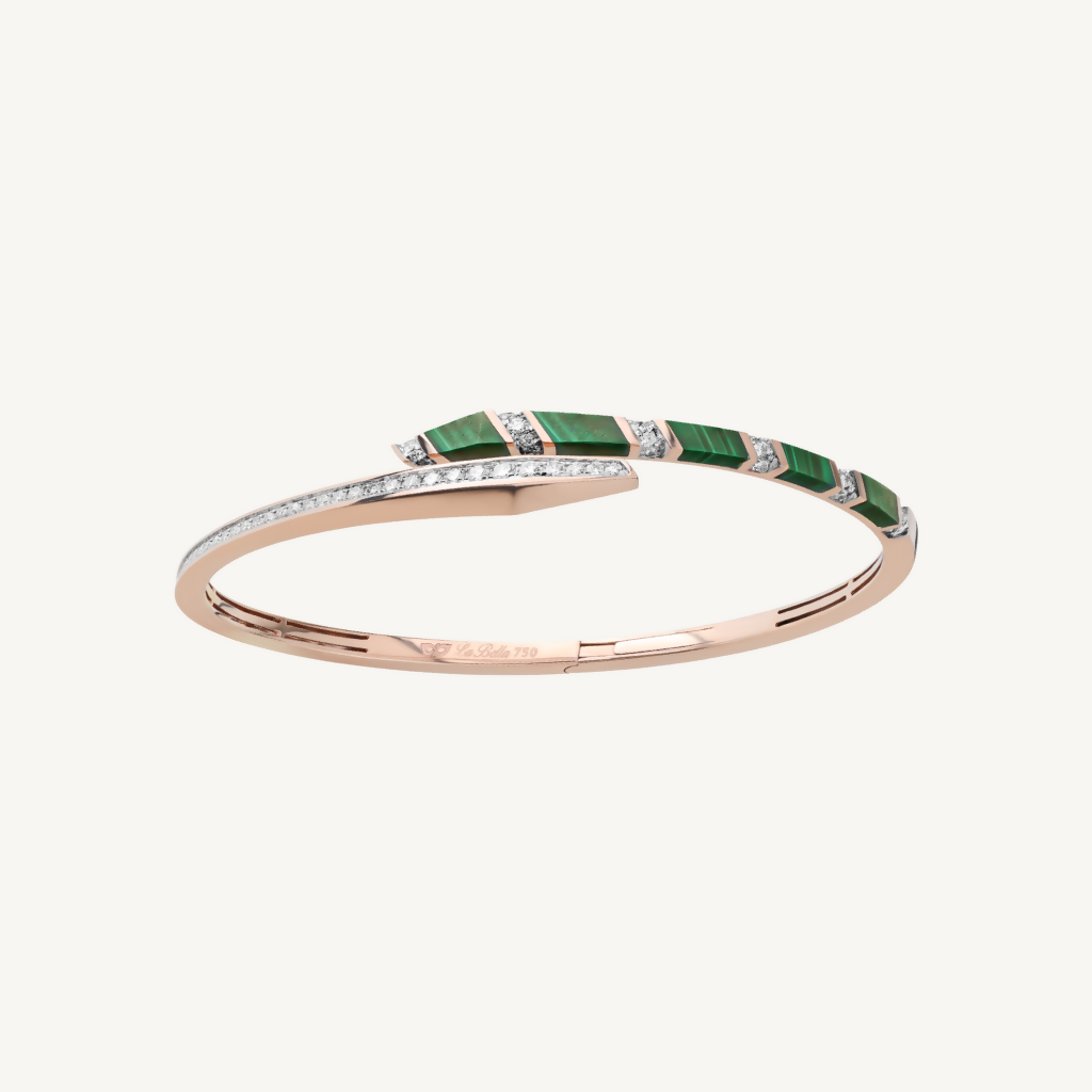 Angelina Malachite Bangle