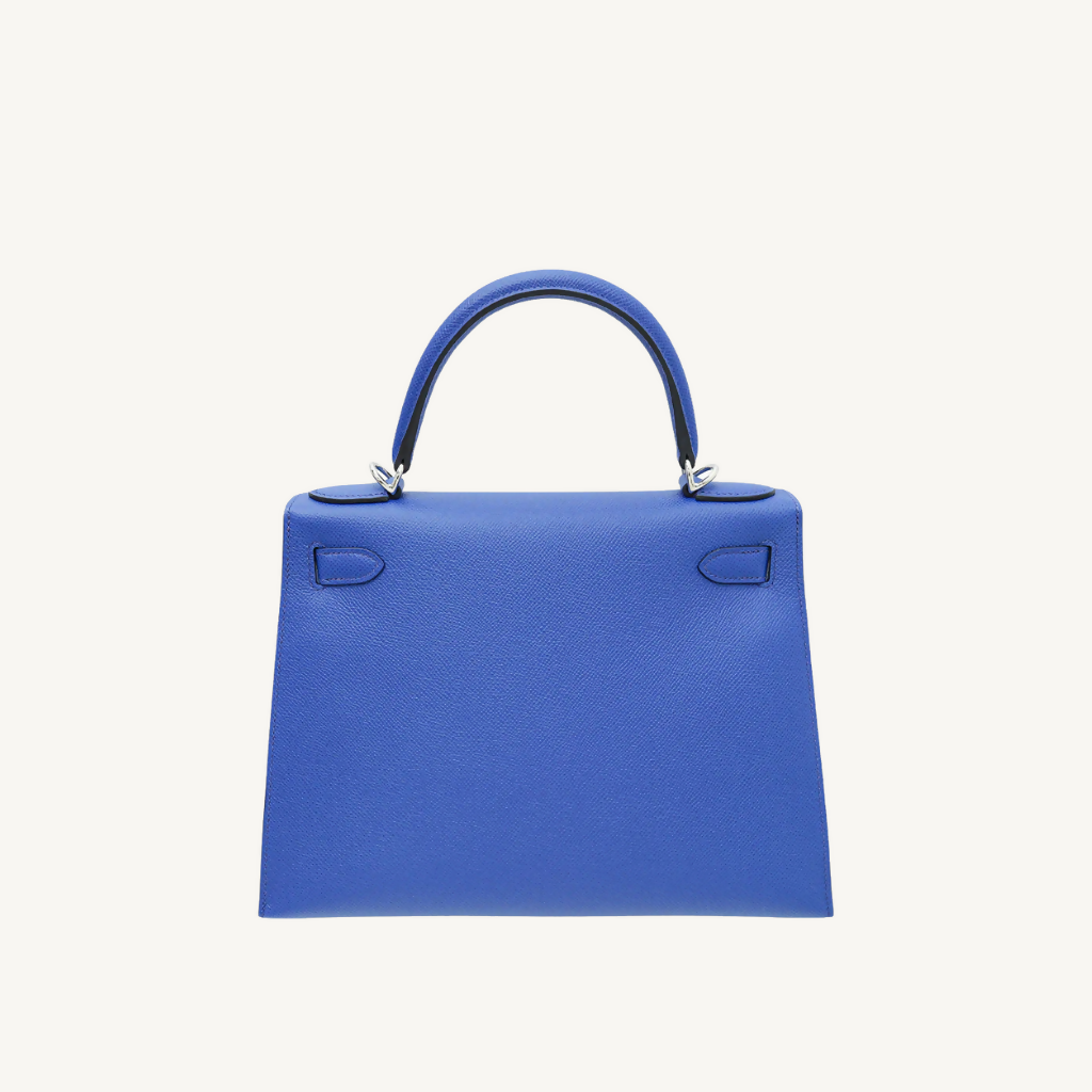 Kelly Sellier 28 Bleu Electrique Epsom PHW
