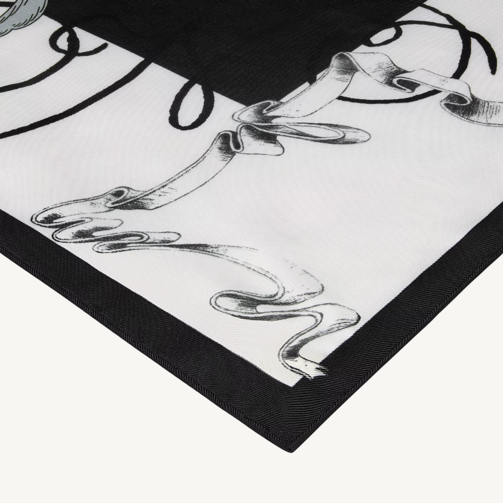 Square in Silk Twill