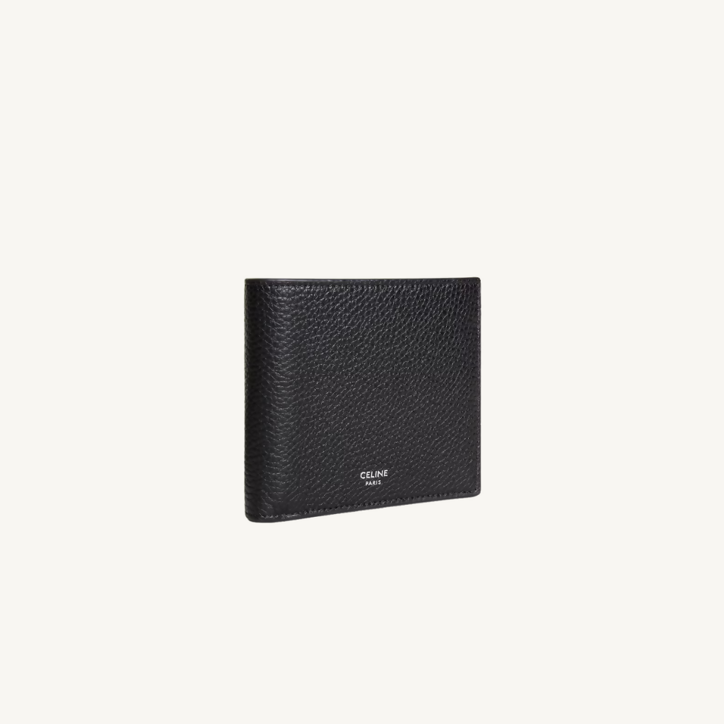 Grained Calfskin Bi-Fold Wallet