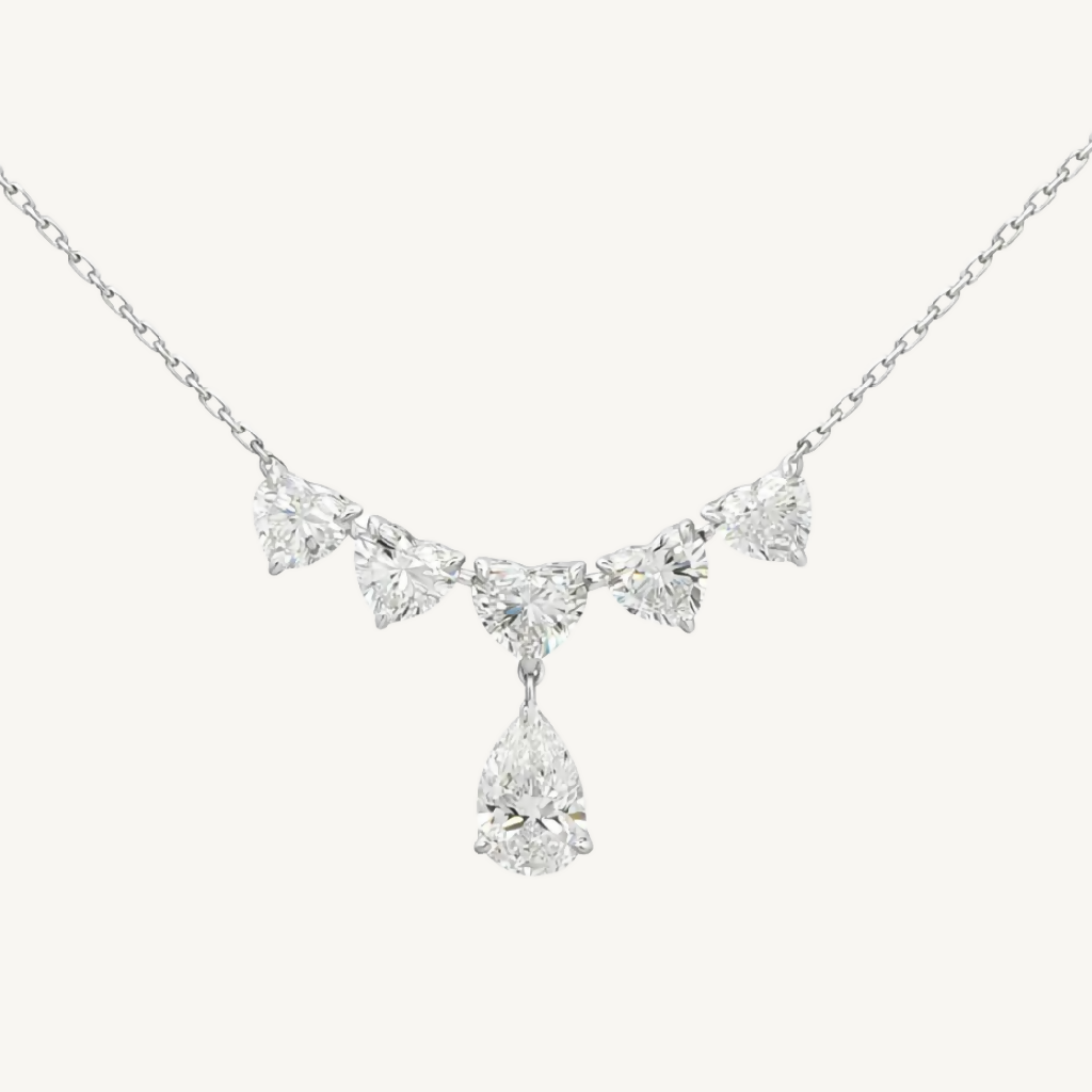 Infinity Heart Diamond Necklace