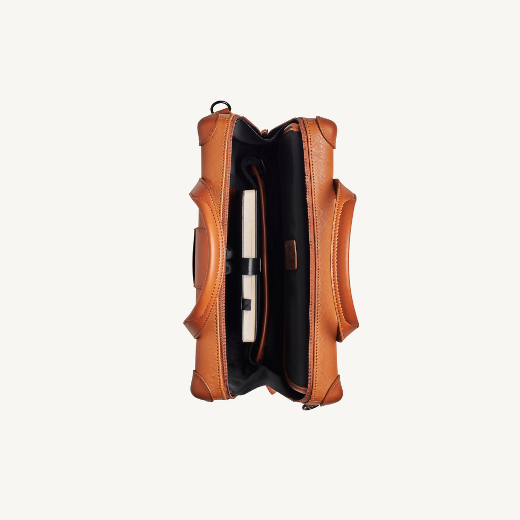 Neuma Cognac Laptop Bag