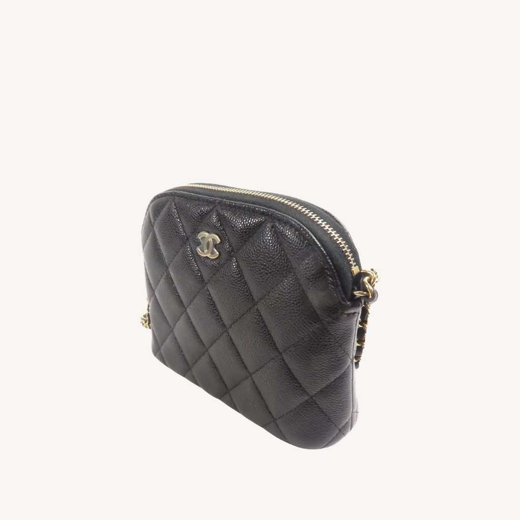 CC Dome Mini Zip Clutch