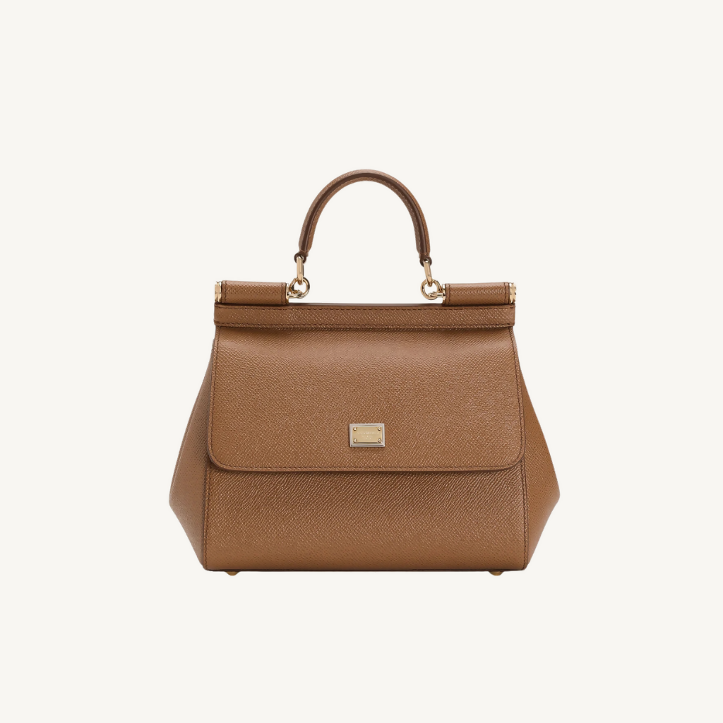 Small Sicily Handbag in Dauphine Calfskin