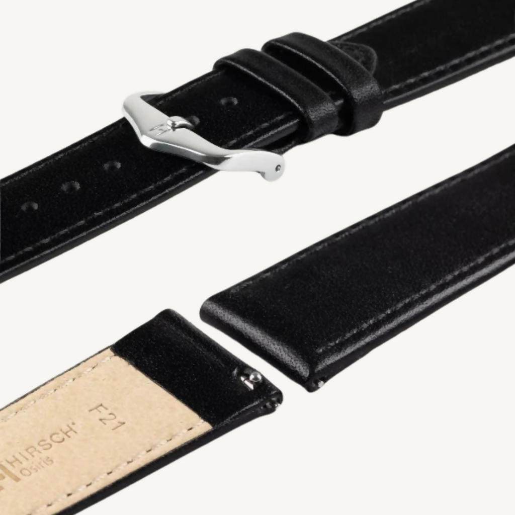 حزام أوزوريس سريع الفك من الجلد الأسود