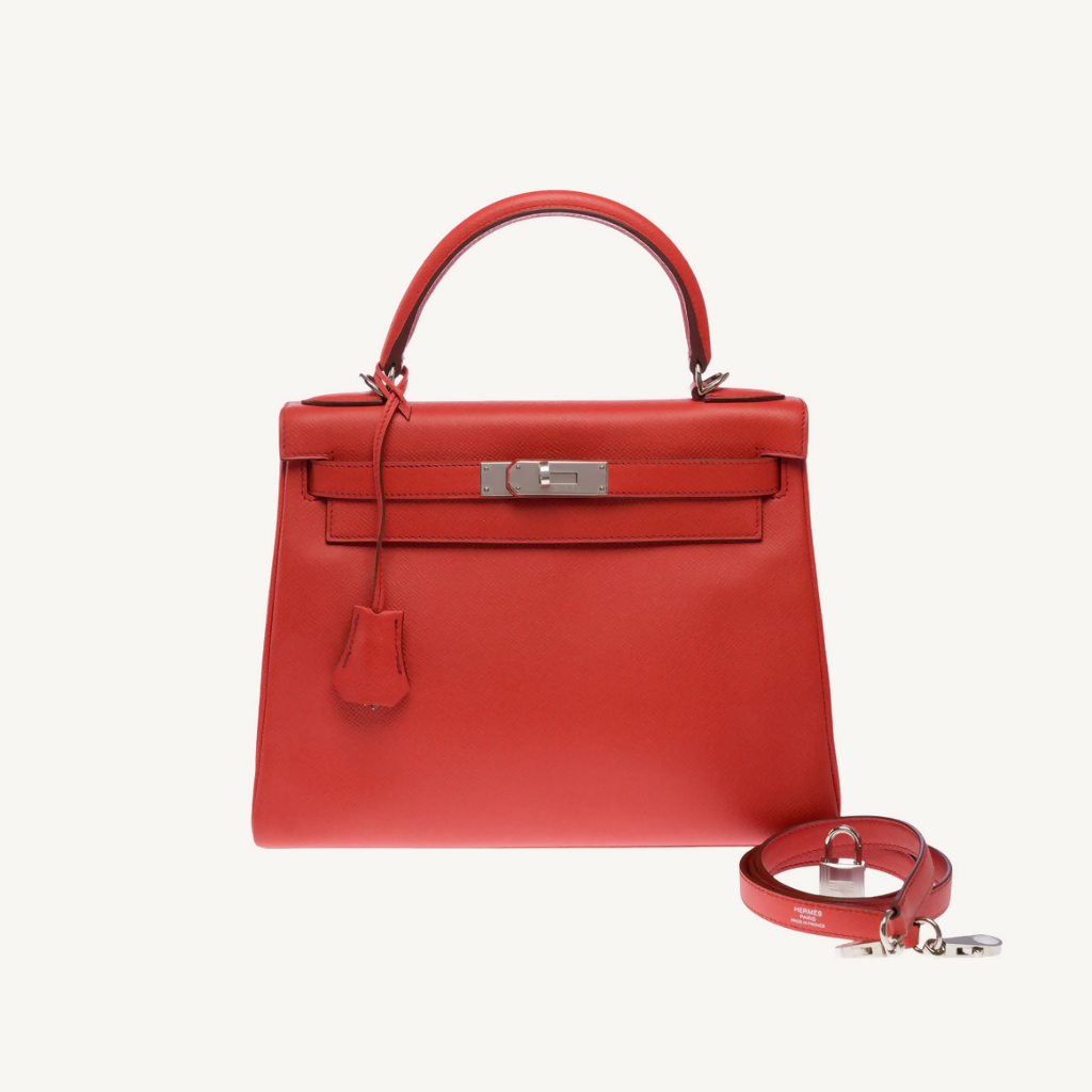 Kelly 28 Retrourné Rose Jaipur Epsom PHW