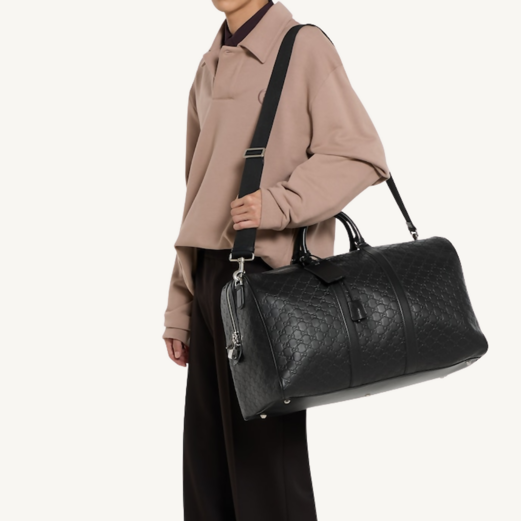 GG Emblem Large Duffle Bag