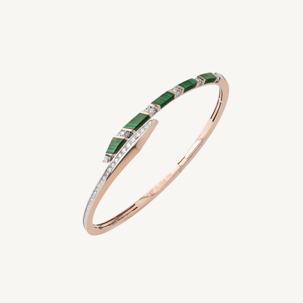 Angelina Malachite Bangle
