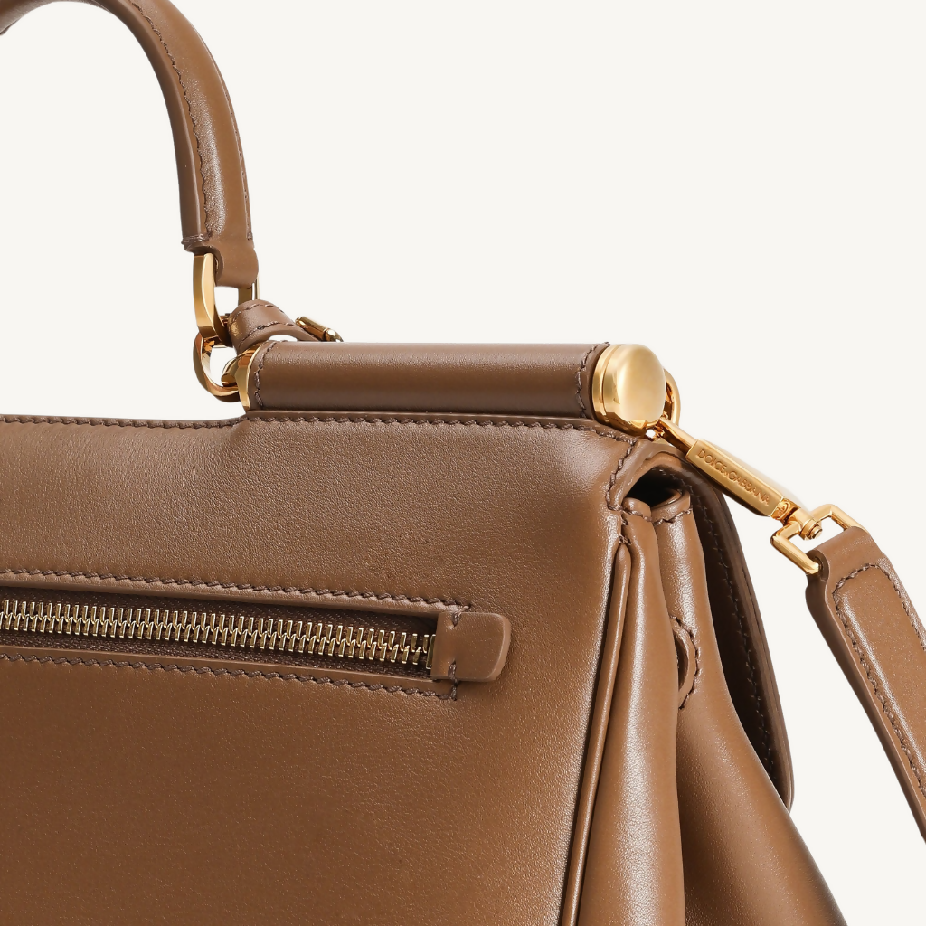 Medium My Sicily Handbag in Plongé Calfskin