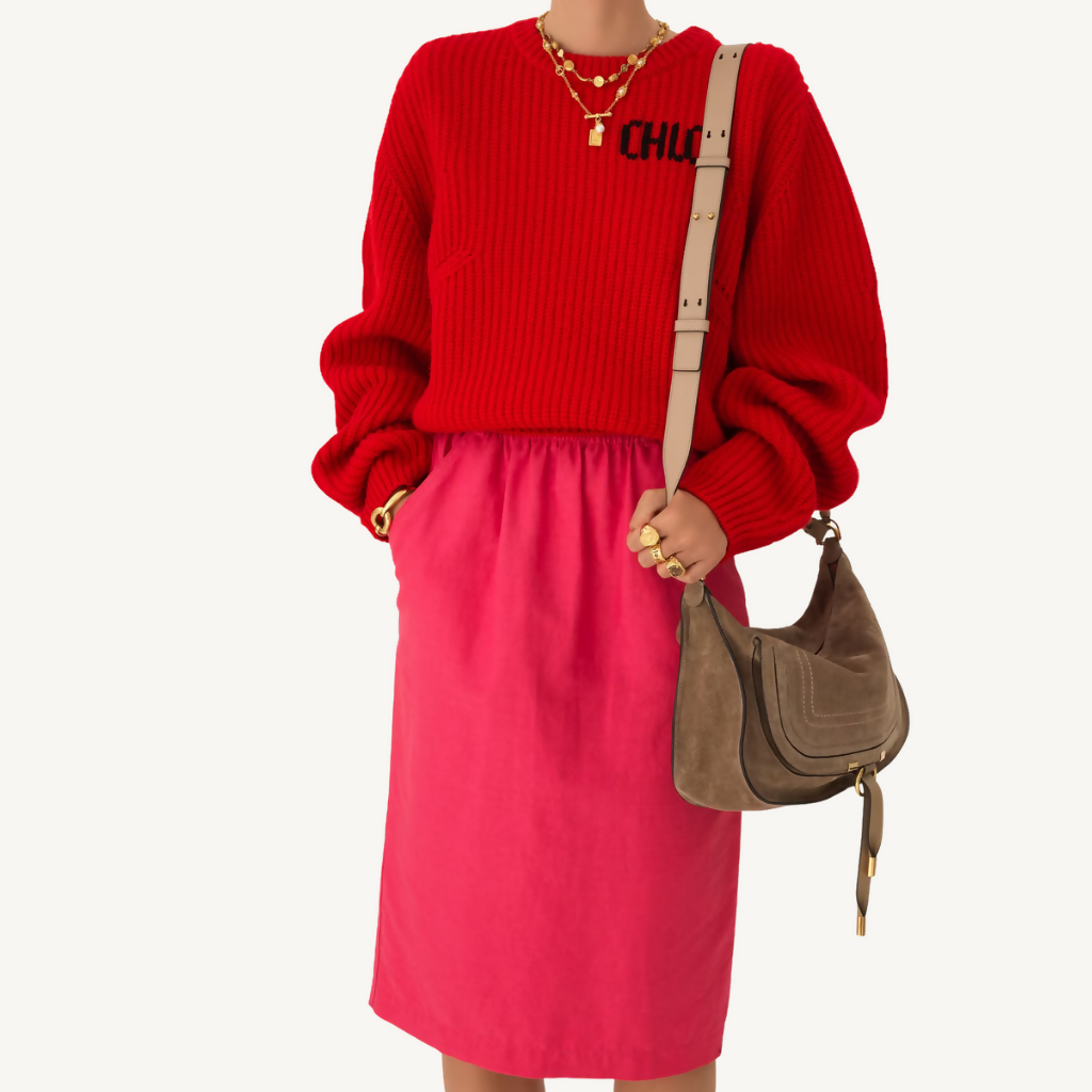 Small Marcie Suede Shoulder Bag