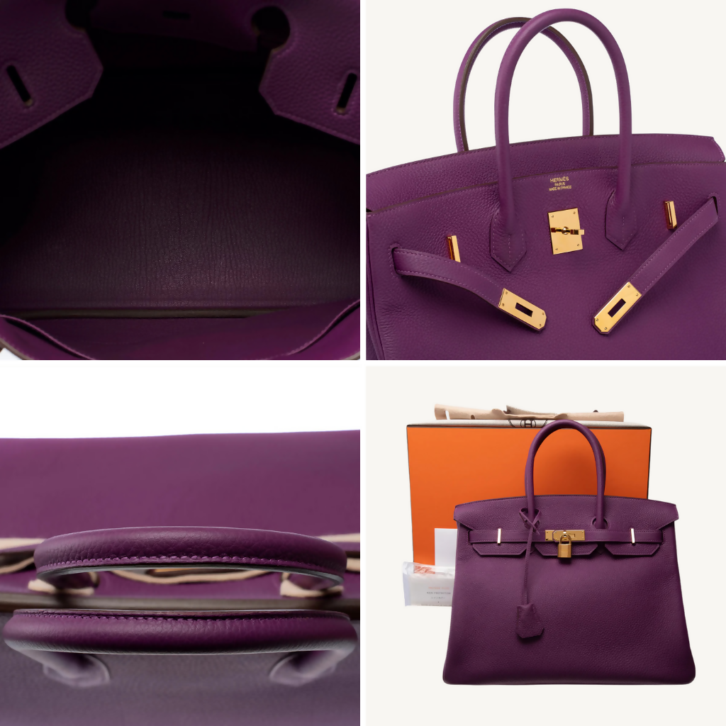 Birkin 35 Anémone Togo GHW