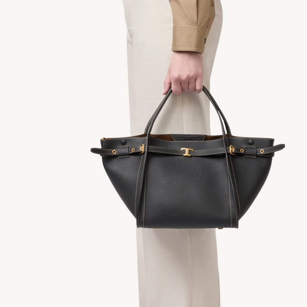 Shopping Bag in Leather Small