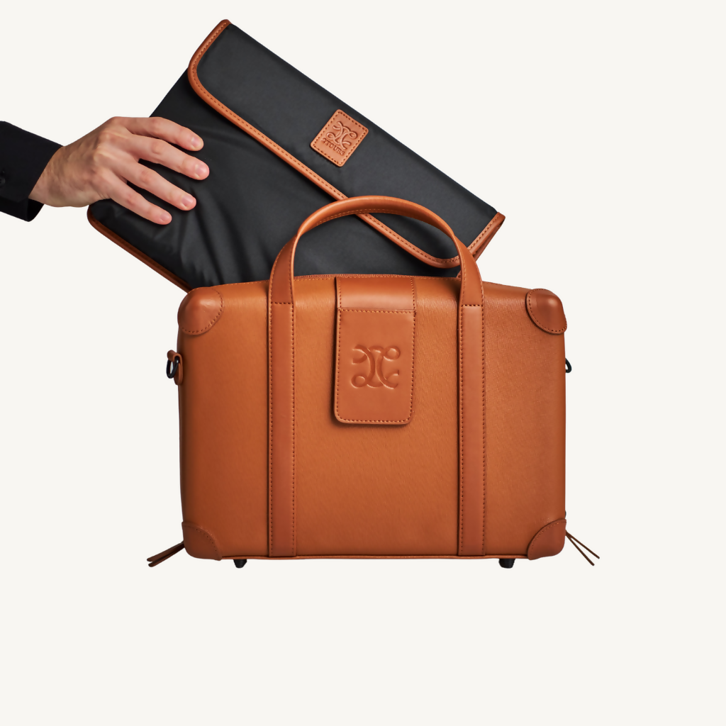 Neuma Cognac Laptop Bag