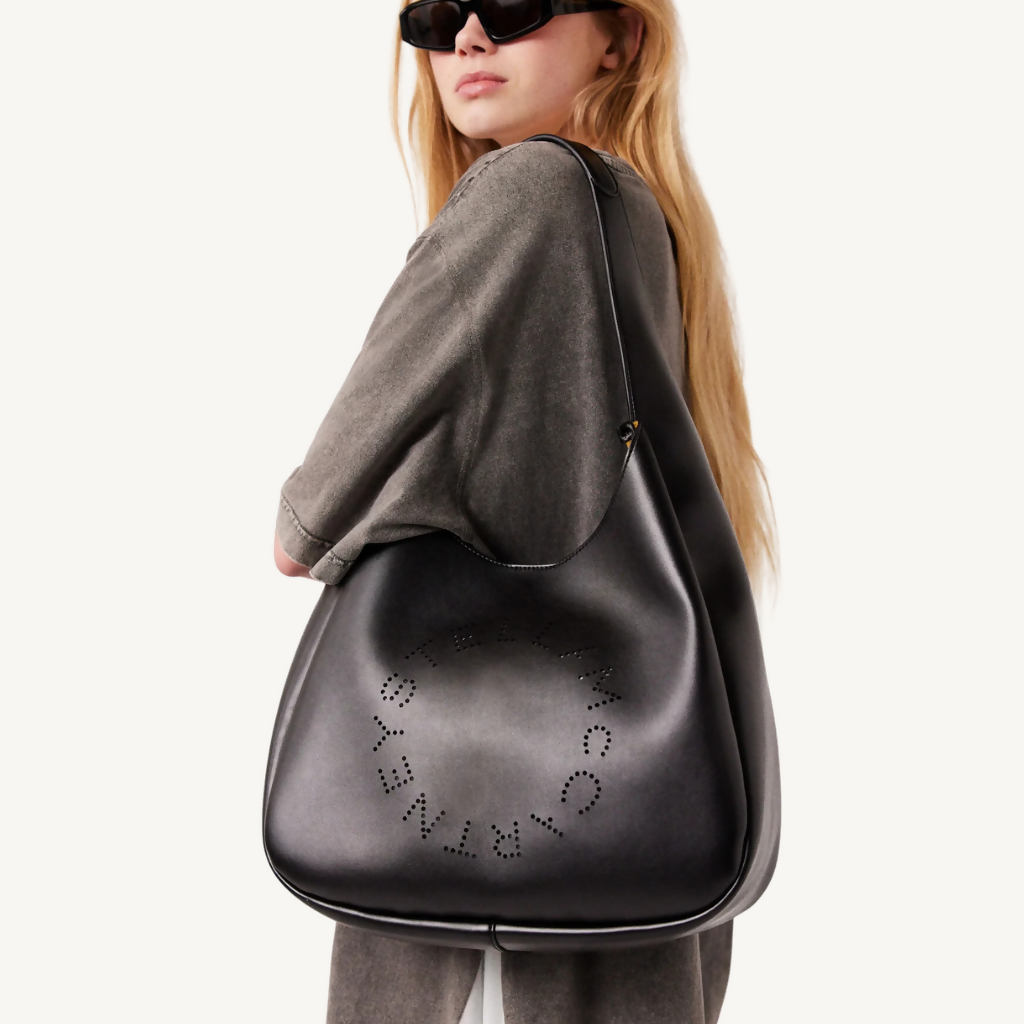 Logo Slouchy Hobo Tote Bag