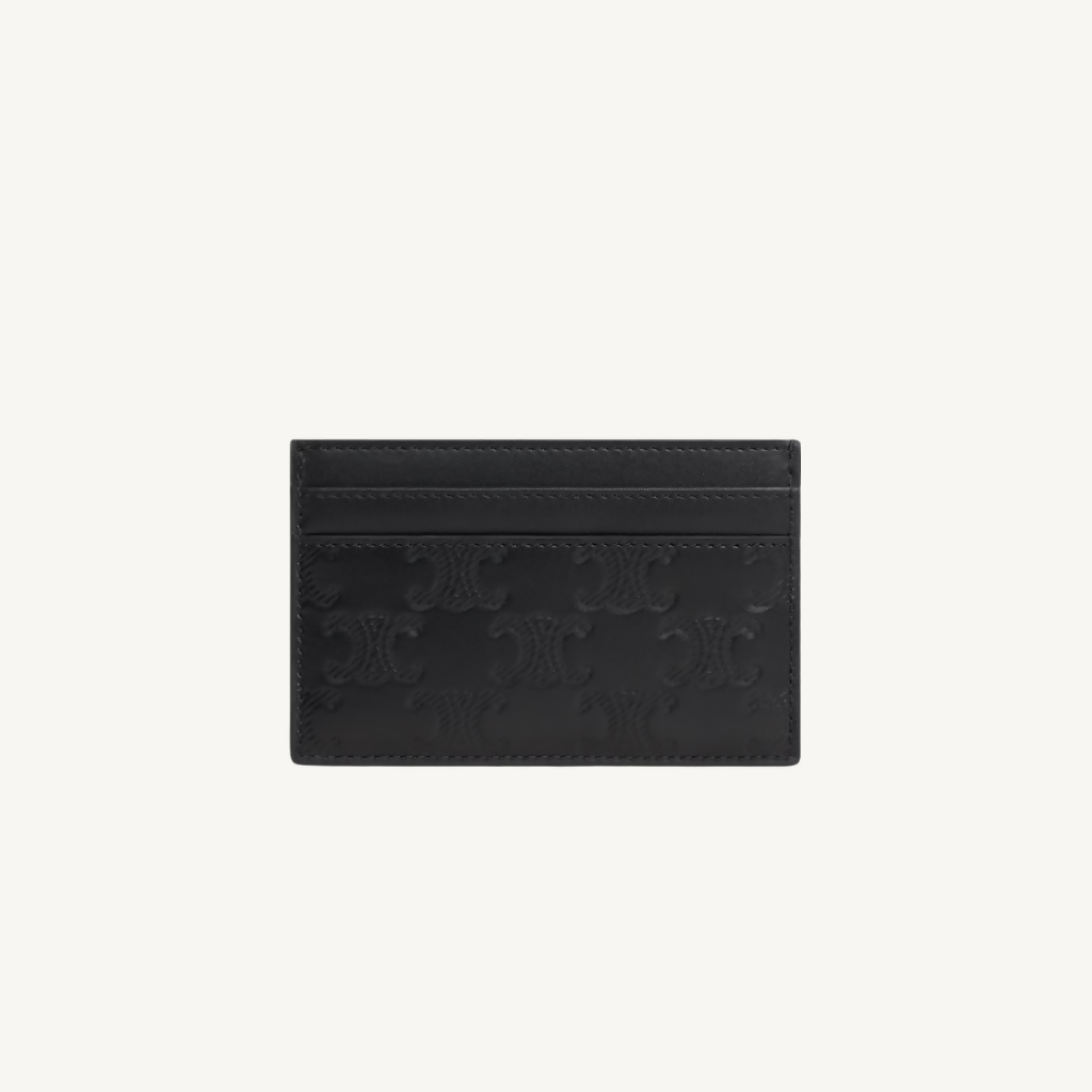 Triomphe Embossed Card Holder