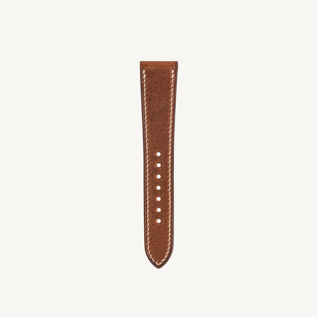Brown Waxy Slim Strap