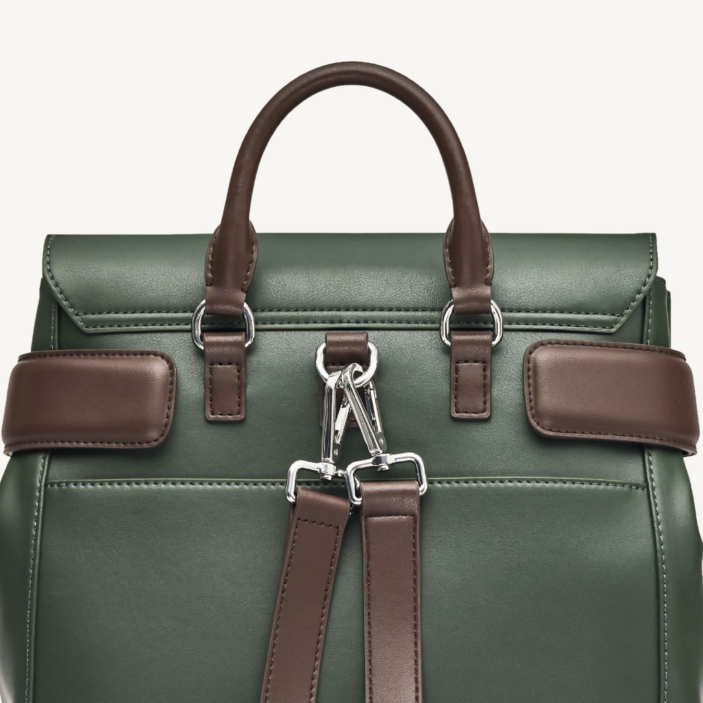 Caliber Dark Green Backpack