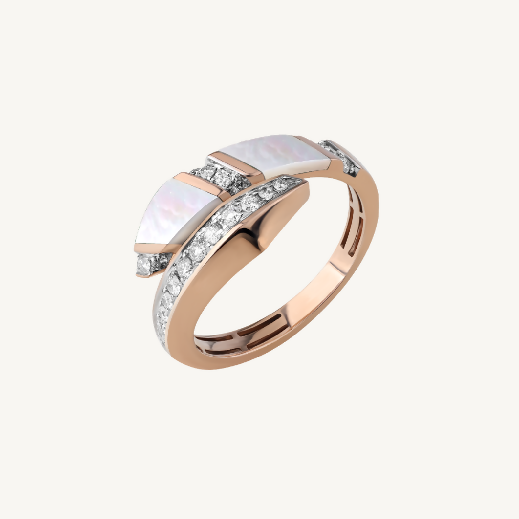 Angelina Mother of Pearl Ring