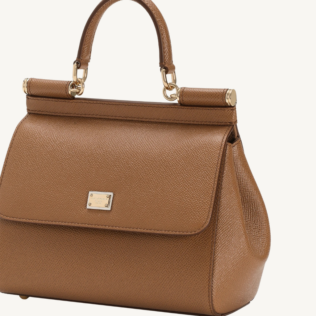 Small Sicily Handbag in Dauphine Calfskin