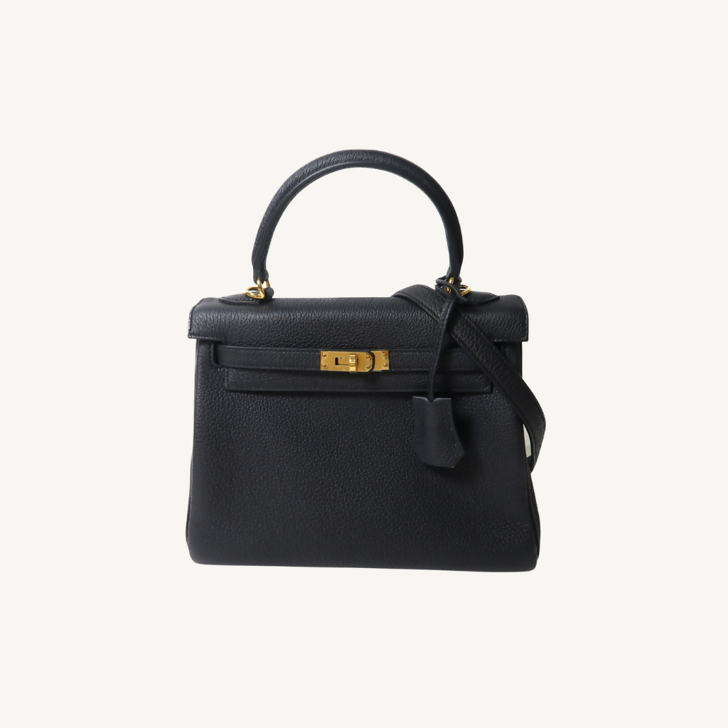 Hermès Kelly 25 Togo Noir GHW