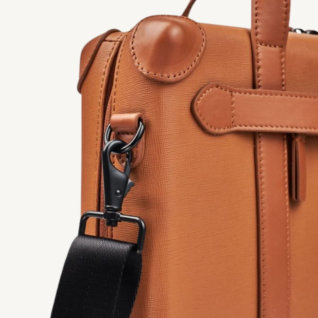 Neuma Cognac Laptop Bag