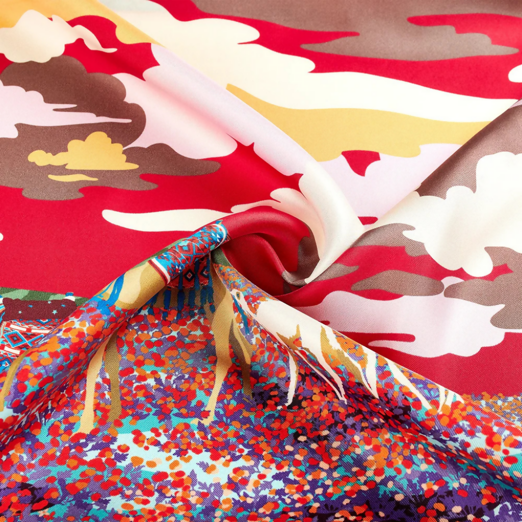 شال سمودة من الحرير