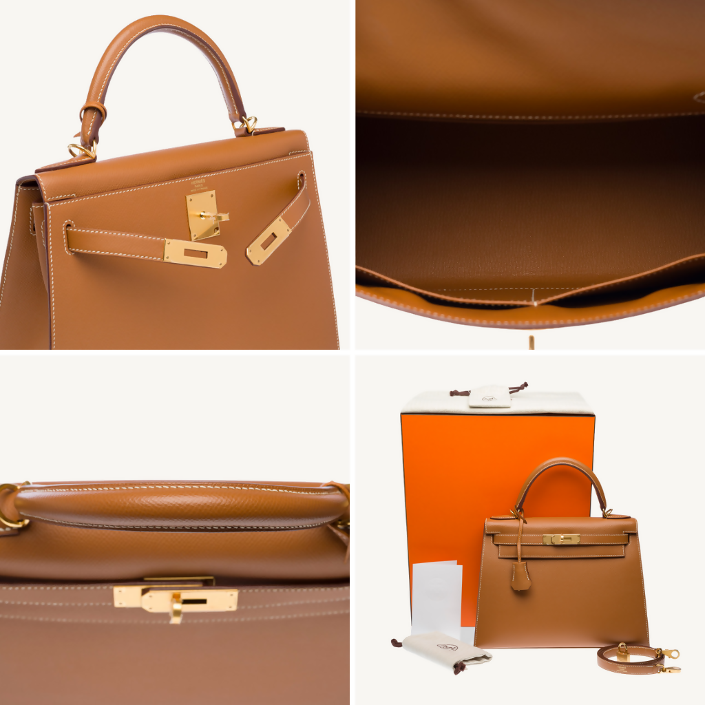 Kelly 28 Sellier Gold Epsom GHW